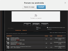 Tablet Screenshot of forum.borntoride.pl